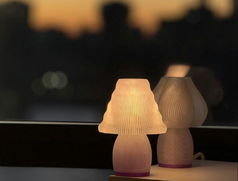 3d printed table lamp