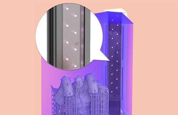 Upgraded Lens UV lamp beads