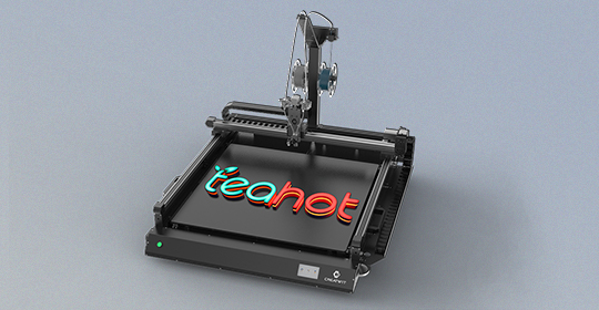 What technology does channel letter 3D printer brand use? How are they formed?