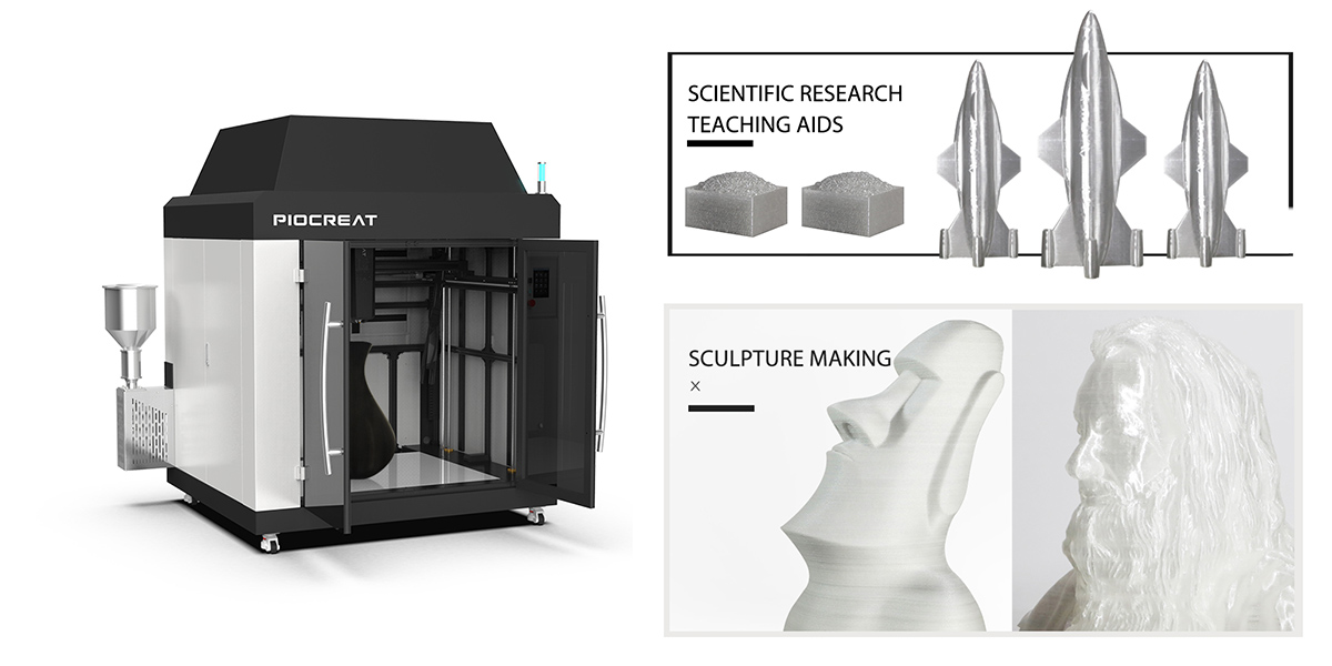 Piocreat:Piocreat Fused Particle Manufacturing (FGF) 3D Printer
