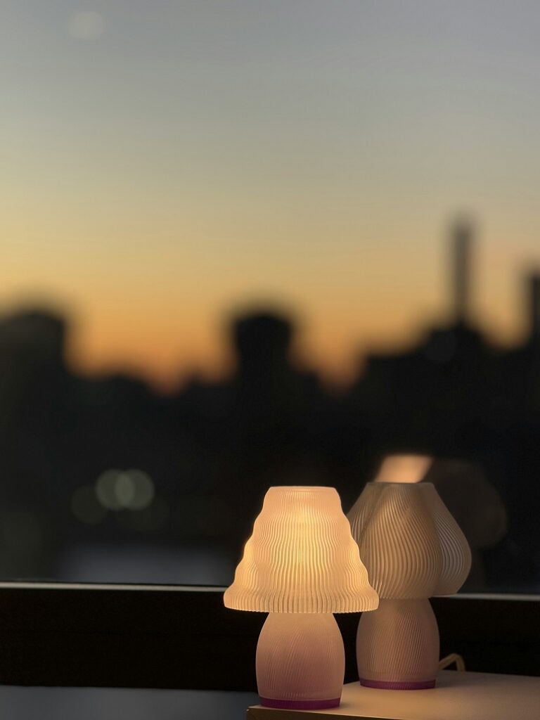 3d printed table lamp